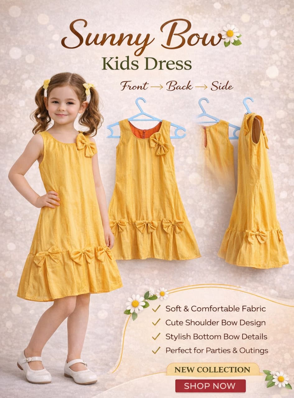 Sunny Bow Kids Wear